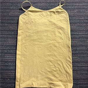 Yellow Spaghetti Strap Top